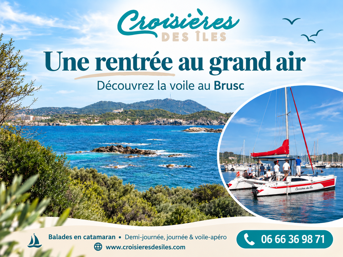 Découverte de la voile en catamaran à Six-Fours-les-Plages